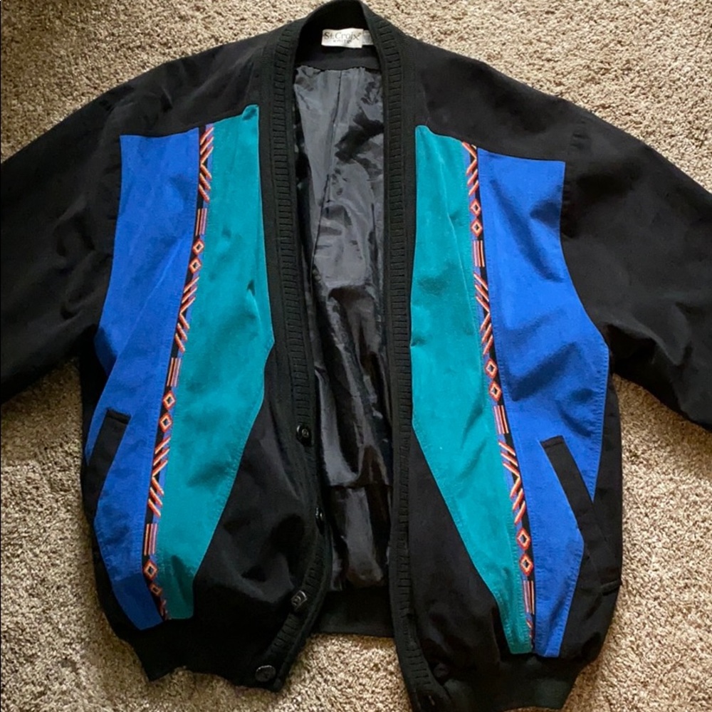 Vintage Knit Bomber